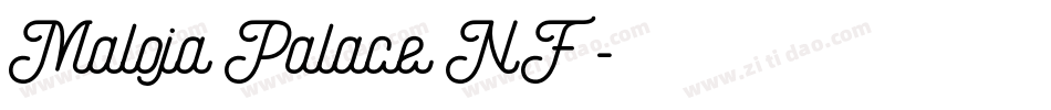Maloja Palace NF字体转换